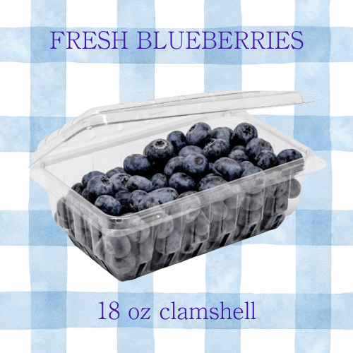 20 oz Blueberry Clamshell