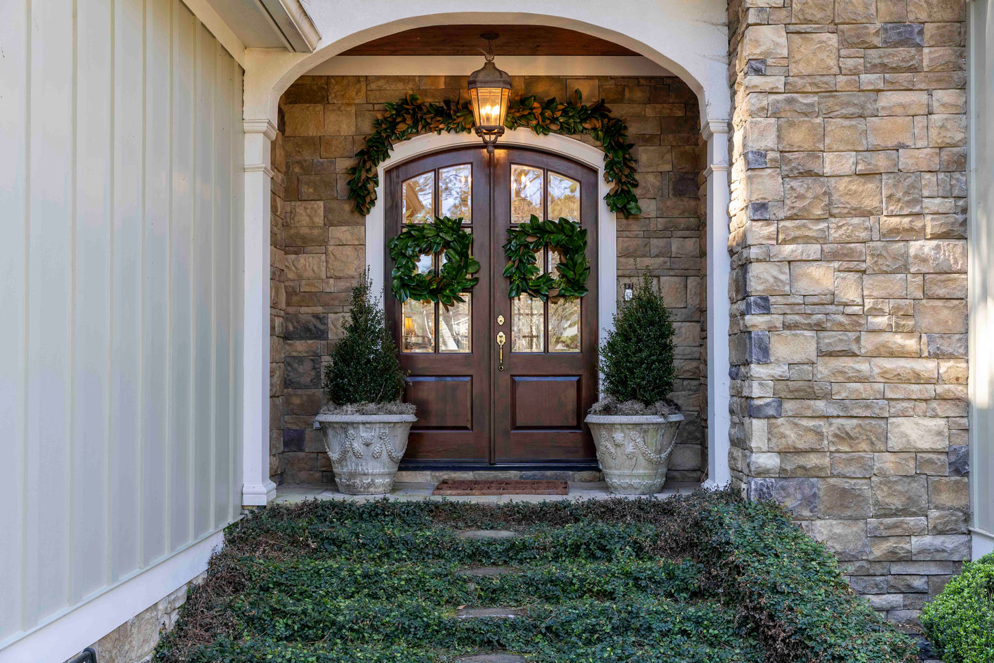 Square Magnolia Wreath